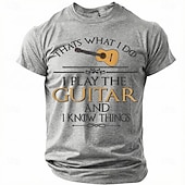  Per uomo Gergo divertente Maglietta Manica Corta maglietta Stampa 3D Girocollo Camicia Moda Quotidiano Quotidiano Streetwear Blu Nero Rosso Estate Primavera Abbigliamento S M L XL XXL XXXL