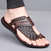 economico Sandali casual-sandali sportivi marroni da uomo – cinturini regolabili in velcro per una vestibilità comoda, perfetti per abbigliamento casual, gite in spiaggia e attività all'aperto