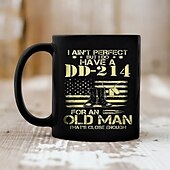 billige Krus og kopper-dd-214 veterangavekrus - jeg er ikke perfekt, men jeg har en dd-214 til en gammel mann som er nær nok det amerikanske flagget &amp;design av militærstøvler