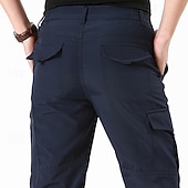 economico Pantaloni cargo-Per uomo Pantaloni Cargo Pantaloni da Combattimento Tasca Semplice Comodità Morbido Quotidiano All'aperto Uscire Moda Casual Nero Verde militare