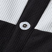 cheap Men's Work Shirts-Men's Shirt Waffle Shirt Texture Casual Shirt Button Up Shirt Black Burgundy Military Green Gray Short Sleeve Plain Shirt Collar Casual Daily Front Pocket Clothing Apparel Elegant Fashion Casual