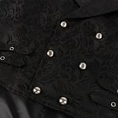 Χαμηλού Κόστους Ενδύματα-Σετ Πανκ &amp; Γκόθικ Μεσαίωνα Jachetă Φράκο Πουκάμισο Μακριά Μανίκια Vampires Ευγενής Φανταχτερή Φόρεμα Ανδρικά Φαντασία βασιλικός Steampunk Χριστούγεννα Απόκριες Επίδοση Σκηνή Ρεν Φερ Ενήλικες