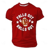  Per uomo Gergo divertente Maglietta Manica Corta maglietta Stampa 3D Girocollo Camicia Moda Quotidiano Quotidiano Streetwear Blu Nero Rosso Estate Primavera Abbigliamento S M L XL XXL XXXL