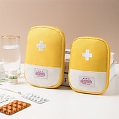levne Úložiště a organizování-4ks mini přenosná lékařská taška přenosná malá prázdná cestovní mini taška na první pomoc venkovní lékařská záchranná taška multifunkční taška na uložení léků do nouzových situací