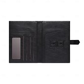 cheap Universal Phone Bags-Genuine Leather Passport HolderFull Grain Leather Passport Holder Wallet Cover for Men and Women Travel