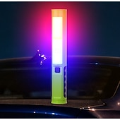 お買い得  懐中電灯-調整可能な COB LED スティック作業灯、ガレージ、自動車修理、緊急時、またはワークショップでの使用に適した複数の取り付けオプションを備えたコンパクトなハンドヘルドユーティリティライト