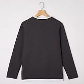 levne Vaflové pletené tričko-Pánské Vaflové tričko Tričko Waffle Henley košile Dlouhý rukáv Tričkový Do V Celý rok Pevná barva Tradiční a retro Na běžné nošení falešný dva kusy Ležérní Domů Venkovní Fialová Top tričko pro muže