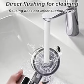 olcso Esemény- és party kellékek-1/2 darabos tapadókorongos zuhanytartó - többcélú fürdőszobai kiegészítő, tapadókorongos permetezőtartó, hordozható, fokozott stabilitás és rugalmasság, praktikus zuhanytartozék-talp