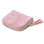 levne Skladování šperků-cestovní pouzdro na šperky, malá luxusní velkokapacitní úložná taška se střapci, dárkové tašky pro ženy, kapsičky se zipem, sametový úložný sáček na šperky na náramky, prsteny, náušnice