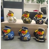 tanie 250. rocznica USA-Dekoracja pamiątkowa dla weteranów Kaczka żywiczna z okazji 250. rocznicy Stanów Zjednoczonych mini wojskowe gumowe kaczki w mundurze weteranowe kaczki do jeepów Dzień Weterana semikwincentennalny