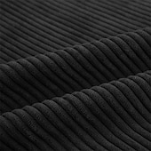 economico Gamba Dritta-Per uomo Pantaloni da tuta Pantaloni Pantaloni in velluto a coste Pantaloni Larghi Pantaloni della tuta a gamba dritta Coulisse Elastico in vita Tinta unica Comodità Lunghezza intera Casuale