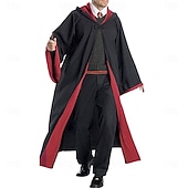 cheap Men's Costumes-Magical Witch Witch Wizard Magic Harry Cloak Fancy Costume Classic &amp; Timeless for Men's Women's Kid's Adults' Christmas Carnival