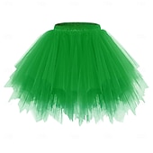  Retrò Vintage Anni '80 Gonna a cerchio Tutu Sottogonna Ballerino di balletto Costume Per donna Costume di Carnevale 2026 Halloween Carnevale Feste Performance Parata dell'Orgoglio Adulti Gonna