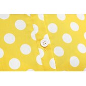 preiswerte Kleider-1950er Retro Vintage Rockabilly Knielang Swing-Kleid Ausgestelltes Kleid Kurze Ärmel Tupfen Tailliert und ausgestellt Kostüm Mädchen Karneval Valentinstag Lässig Heimkehr Retro-Mottoparty Kinder Kleid