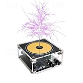 Недорогие Декоративные огни-музыка твердотельная катушка искусственная молния дуга плазменный громкоговоритель эксперимент наука режим рабочего стола