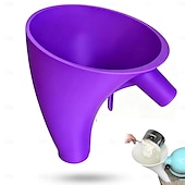 Недорогие Кухонная утварь и гаджеты-Воронка для муки для кухонного комбайна KitchenAid 5 л, насадка против разбрызгивания для стационарного миксера с откидной головкой 4,5 и 5 л (ksm150), инструмент для выпечки, пригодный для мытья в посудомоечной машине, удобный аксессуар для наливания.