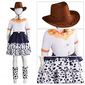 cheap Women's Costumes-Jessie Halloween Props Masquerade Fancy Costume Carnival Costume Cosplay Halloween for Girls' Adults Christmas New Year Party Casual Daily
