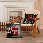 tanie Rzuć poduszki, wkładki i osłony-Poszewka na poduszkę z motywem róży na Walentynki, motyw mrocznego zaklęcia, poduszka z nadrukiem czarnej róży, romantyczna sofa &amp;wystrój sypialni, przytulna poduszka do salonu