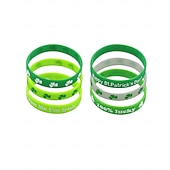  Set med gröna paljetter för kvinnors accessoarer till St. Patricks Day – inkluderar rosettband, örhängen, slips, armband och mer för festliga firanden