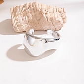 olcso Tánckiegészítők-Samba Kiegészítők Absztrakt Szobrászati Karperecek Nőknek - Modern Irregular Arany  Ezüst Hangzású Karkötők Nagy Kijelentés Ékszerek Előadói Jelmez