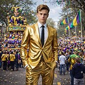 ieftine îmbrăcăminte-Metalic Discotecă Anii 1980 Pantaloni Ținute Costume &amp; Blazere Disc Mată Costume de fancy Bărbați Mascaradă Evenimente / Petrecere Parada Mândriei Luna Mândriei Adulți Costum