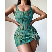 Χαμηλού Κόστους Rash Guards One Pieces-Γυναικεία Μαγιό Μονόχρωμο Προστασία UV Υψηλή Ελαστικότητα Αμάνικο Μαγιό Σέρφινγκ Καταδύσεις Ψαροντούφεκο Καλοκαίρι