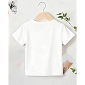  100% Bumbac Copii Băieți Negru Alb Vultur Drapel USA A 250-a aniversare Tricou Bluză Stil Nautic Manșon scurt În aer liber Zilnice Modă Șic Stradă Designer Imprimare Vară