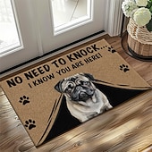 cheap Doormats-Funny Paw Print Doormat Visual Trap Floor Mat Non Slip Pet Theme for Doorway Entryway Bathroom Kitchen Indoor Outdoor Diatomaceous Earth Quick Dry Absorbent 20 x 31 inch