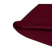 billiga Klänningar-Femtiotal Retro / vintage Klänningar Swing klänning Korta ärmar Ensfärgat Maskeradkläder Dam Karnival Maskerad Dagliga kläder Möhippa Vuxna Klänning