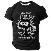 ieftine Tricouri cu umor sarcastic-Bărbați Argou amuzant Tricou Manșon scurt Tricou Tipărire 3D Stil Nautic Cămașă Modă Zilnic Zilnic Stradă Albastru piscină Negru Roșu-aprins Vară Primăvară Îmbrăcăminte S M L XL XXL XXXL