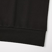voordelige Klassieke polo voor heren-Voor heren Wafel Poloshirts Met Textuur Casual Buiten Kwart ritssluiting Lange mouw Modieus Modern Effen Kleur Met Textuur Gebreid Lente &amp; Herfst Alle seizoenen Ruim Passend Zwart Marineblauw