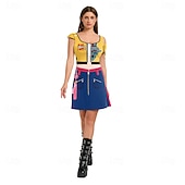 baratos Trajes Femininos-Inspirado em ídolos coreanos Estrela pop Ocasiões Especiais Fantasia fantasia Fantasia de Carnaval Ídolo Virtual for Mulheres Adulto Dia Das Bruxas Carnaval Espetáculo Comic Con Anime Expo