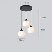 abordables Éclairages grappe-Suspensions LED modernes – lustres élégants pour escalier &amp; salon