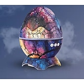 Недорогие огни проектора звездной галактики-Проектор звездного неба в виде яйца динозавра с беспроводным музыкальным плеером, ночник с белым шумом, туманностью и таймером. &amp;пульт дистанционного управления — лучший подарок &amp;Декор для детской и