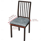 preiswerte Esszimmerstuhl-Abdeckung-Elastische, wasserdichte Stuhlhussen (1/4/6er-Pack), staubdicht und kratzfest, universeller Stuhlschutz, strapazierfähiger und stilvoller Sitzbezug für Esszimmerstühle und Hocker.