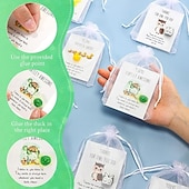 levne Dárkové předměty-20 kusů velikonočních dárků pro spolupracovníky s poděkováním zaměstnancům, vtipné velikonoční plněné vajíčky, pryskyřičné figurky zvířat s inspirativními poznámkami, dárky pro zdravotní sestry pro tým.