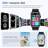 baratos Seleções de Valor-G50 Relógio inteligente 1.57 polegada Relógio inteligente Bluetooth Podômetro Aviso de Chamada Monitoramento de Atividade Física Compatível com Smartphone Unisexo Suspensão Longa Chamadas com Mão