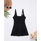 Χαμηλού Κόστους Rash Guards One Pieces-Γυναικεία Μαγιό Μονόχρωμο Προστασία UV Υψηλή Ελαστικότητα Αμάνικο Μαγιό Σέρφινγκ Καταδύσεις Ψαροντούφεκο Καλοκαίρι