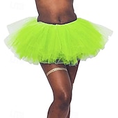 economico Fondi-Costume di fantasia Tutu Gonna in tulle Retrò Vintage Anni '80 Adulti Per donna Halloween Carnevale Feste Performance Vestirsi