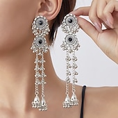 Недорогие Свадьба ACC-Жен. Серьги-слезки Черный Белый Цвет шампанского Сплав Богемия Винтаж