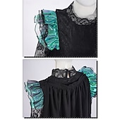 tanie Kostiumy damskie-Czarownica Wróżka Elfaba Sukienka Tiulowe Sukienki Kostium Cosplay z filmu Film Noc Walpurgii Cosplay for Damskie Dla dziewczynek Doroślu Halloween Karnawał Spektakl Comic Con Anime Expo