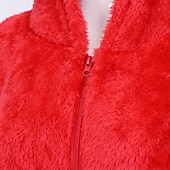 preiswerte Tierkostüm-Kigurumi-Pyjamas Gruppenkostüm Onesie-Kostüm Dickes Baby Fantasie Warm Bequem Mit Kapuze Fleece Erwachsene Herren Damen Unisex Halloween Karneval Party Leistung Hausbekleidung Verkleiden