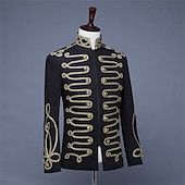 preiswerte Oberteile-Retro Vintage Rokoko Mantel Maskerade Zirkusjacke langarm Prinz Aristokrat Kostüm Herren Karneval Maskerade Veranstaltung / Fest Erwachsene Mantel Herbst Winter
