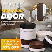 Недорогие Товары для дома-Уплотнительная лента для дверей, резиновый уплотнитель для окон, ветрозащитный уплотнитель для лобового стекла, самоклеящаяся лента для герметизации дверей и лобового стекла, 10 м
