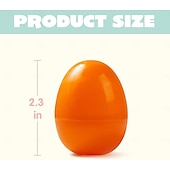 voordelige Pasen-50/100 stuks 2,3 inch paaseieren, lege plastic eieren, vulbaar, kleurrijke, heldere eierschalen, bulkverpakking voor paasjacht, het vullen van traktaties, feestartikelen, mandvullingen, prijzen voor