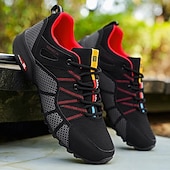 billiga Vardagssneakers-Herrskor i grå och orange, lätta löpar- och friluftsskor, perfekta för fitness, löpning och vardagskläder, bekväma och snygga skor