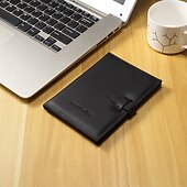 cheap Universal Phone Bags-Genuine Leather Passport HolderFull Grain Leather Passport Holder Wallet Cover for Men and Women Travel