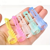 billige kunst, håndverk og søm-10 stk. garnføringsring, hekle- og strikkeverktøy, justerbare garnholdere for enkel håndverk, viktig tilbehør for strikking og hekleprosjekter