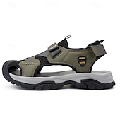 cheap Outdoor Sandals-Men's Navy Blue Sporty Sandals – Lightweight and Durable with Velcro and Adjustable Fit, Perfect for Outdoor Adventures
