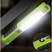 お買い得  懐中電灯-調整可能な COB LED スティック作業灯、ガレージ、自動車修理、緊急時、またはワークショップでの使用に適した複数の取り付けオプションを備えたコンパクトなハンドヘルドユーティリティライト